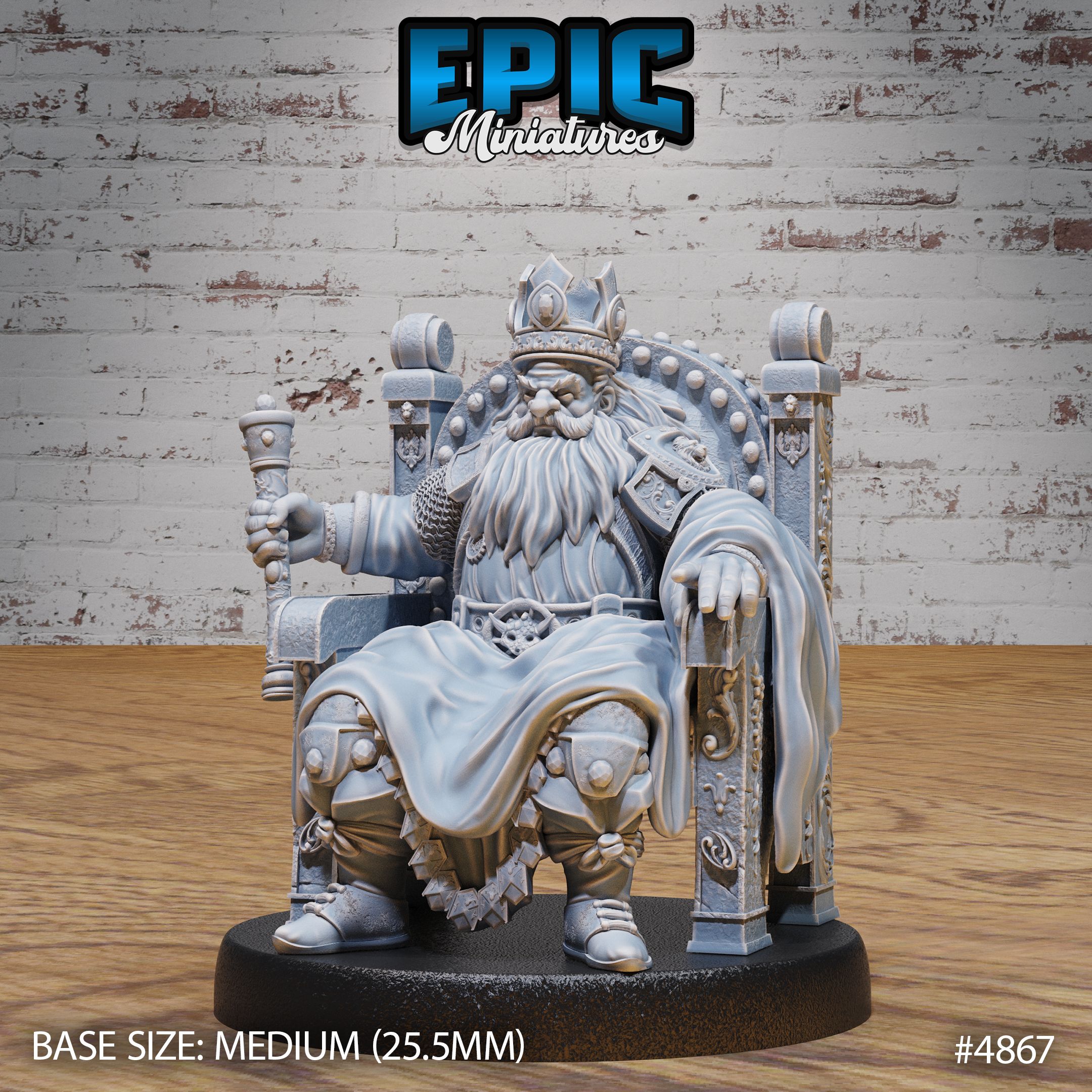 Dwarf King Throne / Dwarfen Warrior / Mysterious Halfling Lord / Mountain Guard / Mine Fighter Leader / Mighty Hero / Heroic Monster Predator / Brave Beast Tamer / Half Gnome Encounter / Draconic Army